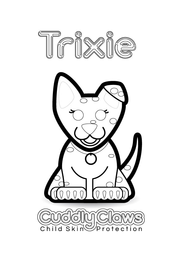 Coloring Trixy Trixie Colouring In - CuddlyClaws